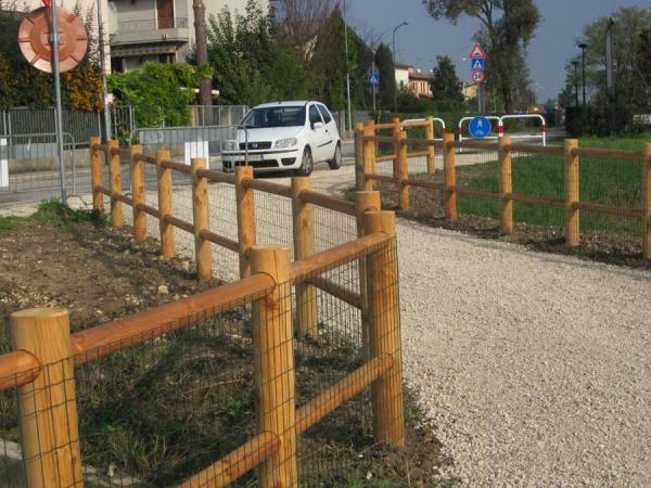 Staccionate normali in legno