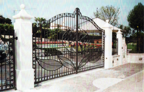 Cancello in ferro battuto