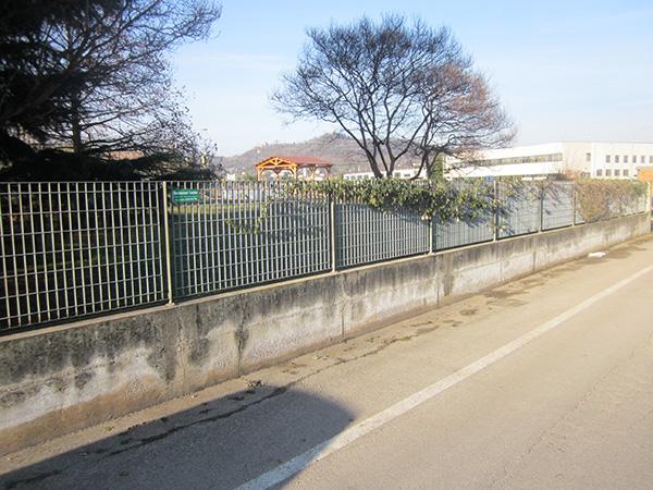 Recinzione in grigliato elettroforgiato