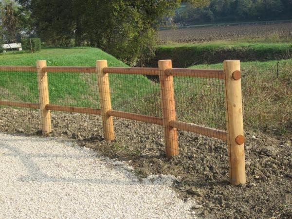 Staccionate normali in legno