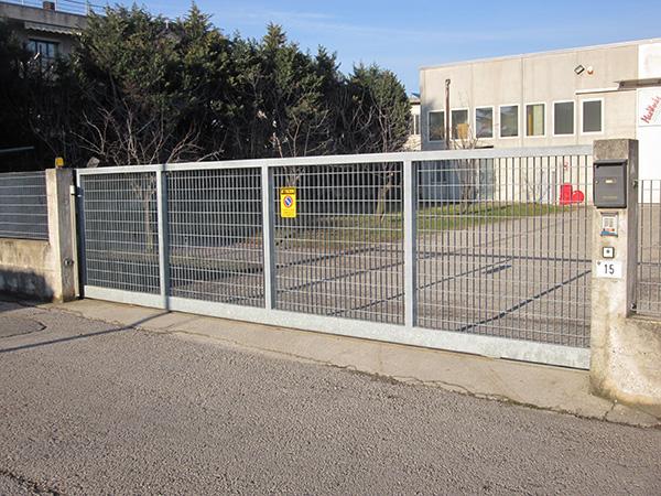 Recinzione in grigliato elettroforgiato