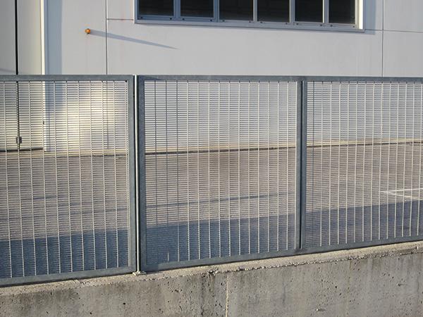 Recinzione in grigliato elettroforgiato