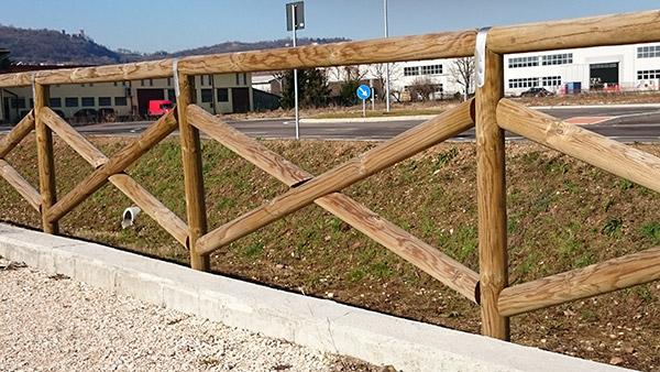 Staccionata a croce di S.Andrea