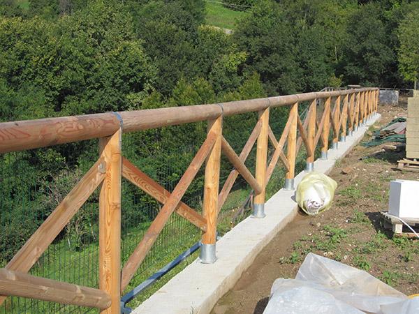 Staccionata a croce di S.Andrea