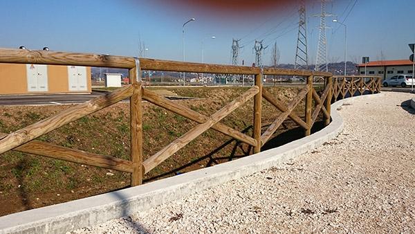Staccionata a croce di S.Andrea