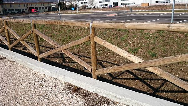 Staccionata a croce di S.Andrea