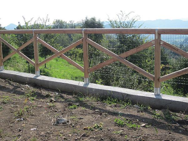 Staccionata a croce di S.Andrea