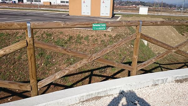 Staccionata a croce di S.Andrea