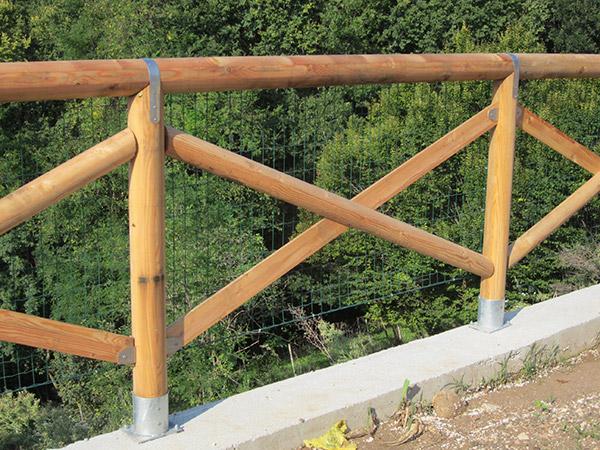 Staccionate a croce di S.Andrea