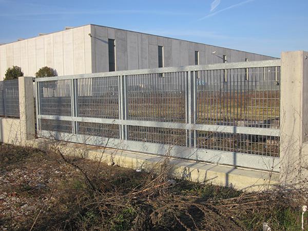 Recinzione in grigliato elettroforgiato