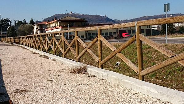 Staccionata a croce di S.Andrea