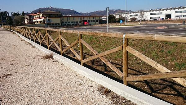 Staccionata a croce di S.Andrea