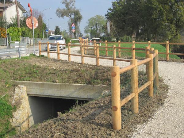 Staccionate normali in legno